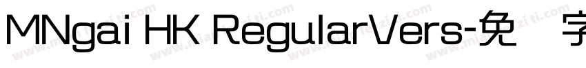 MNgai HK RegularVers字体转换